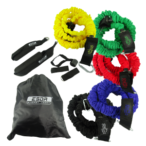 SET DE BANDA ELASTICA TUBULAR 10PCS RECUBIERTA