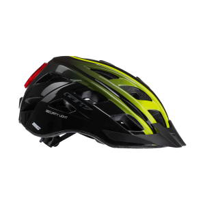 Casco Mtb Security Light Out Mold M6 Gw Negro Mate Verde M