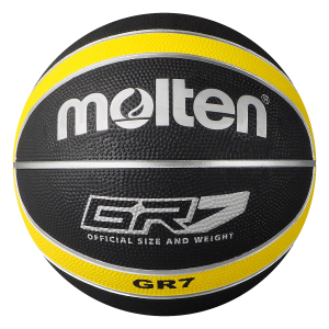 BALON BALONCESTO MOLTEN 12 PANEL #6 NEG/AMA